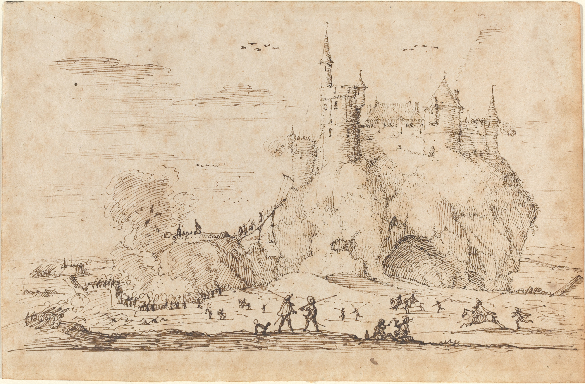 Israël Silvestre : Siège d
