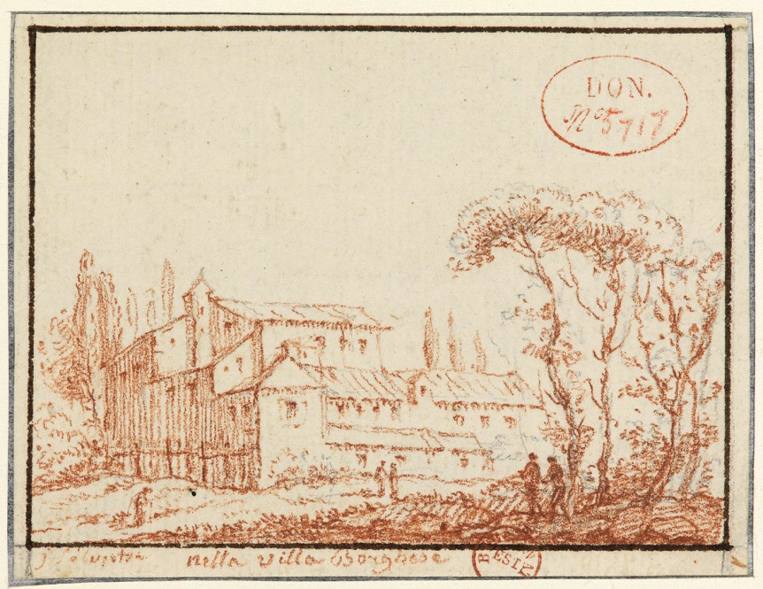 Israël Silvestre : nella villa Borghese