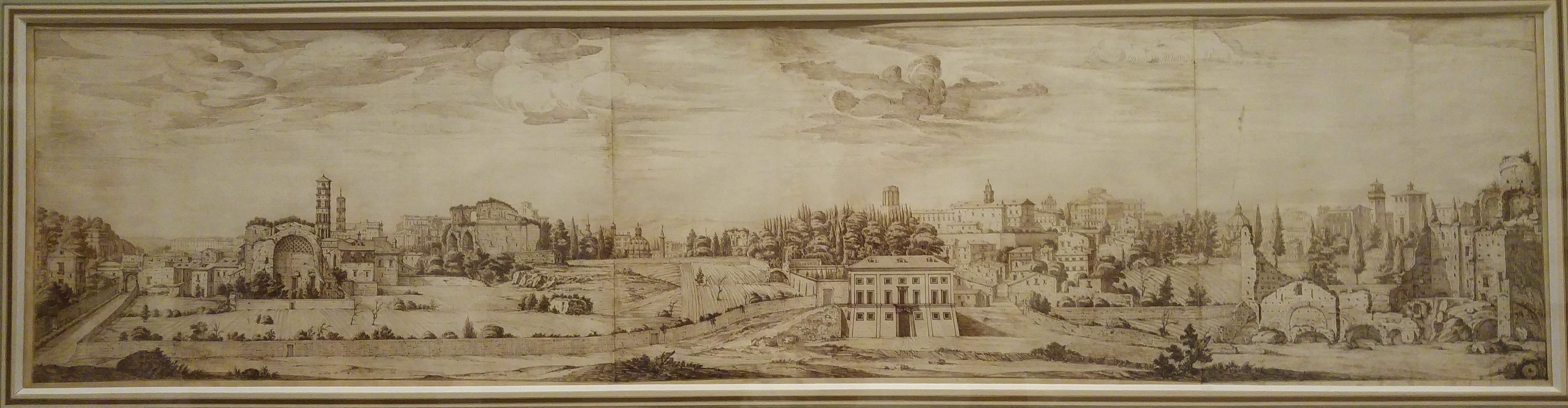 Israël Silvestre : Vue du Forum depuis le Colisée