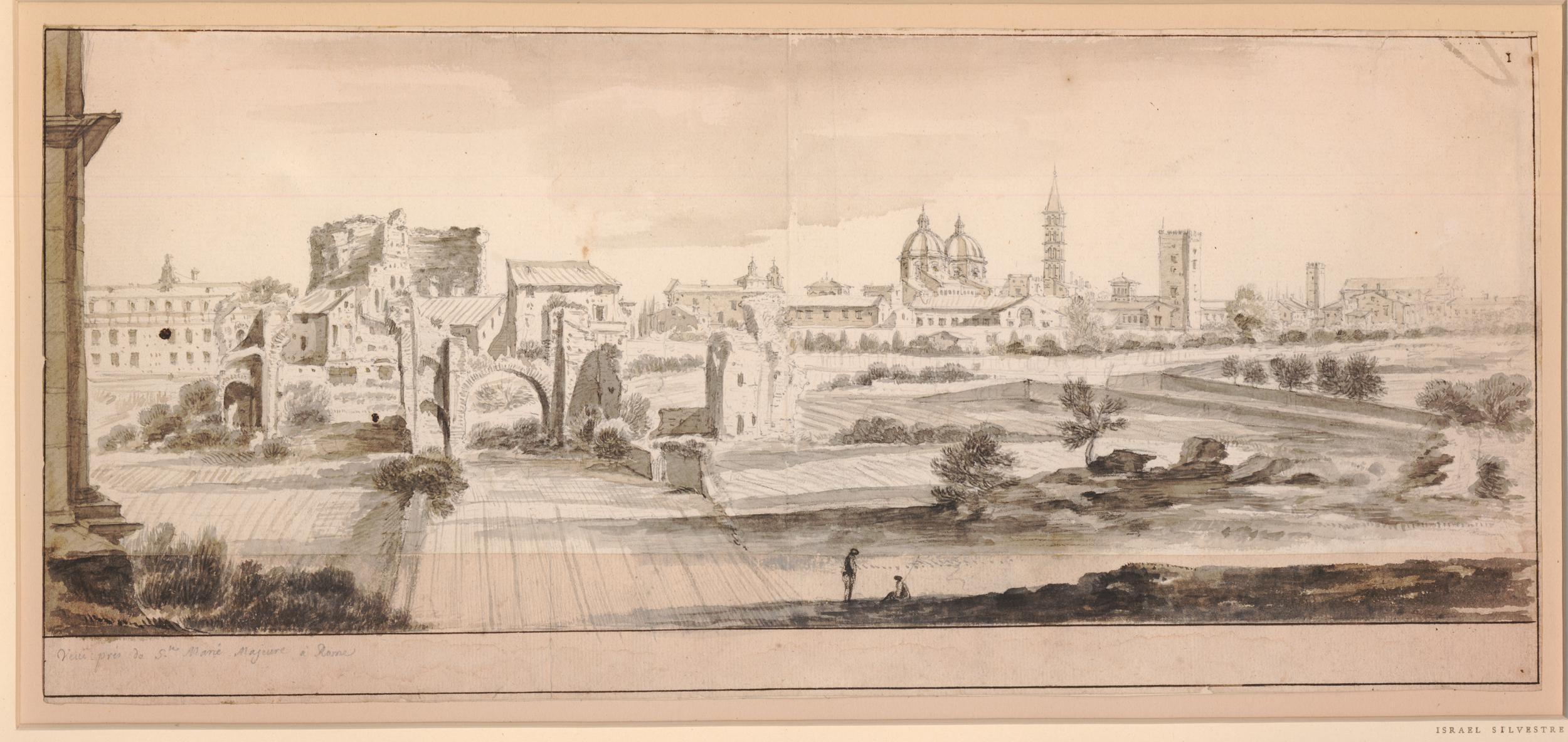 Israël Silvestre : Vue près de Santa Maria Maggiore