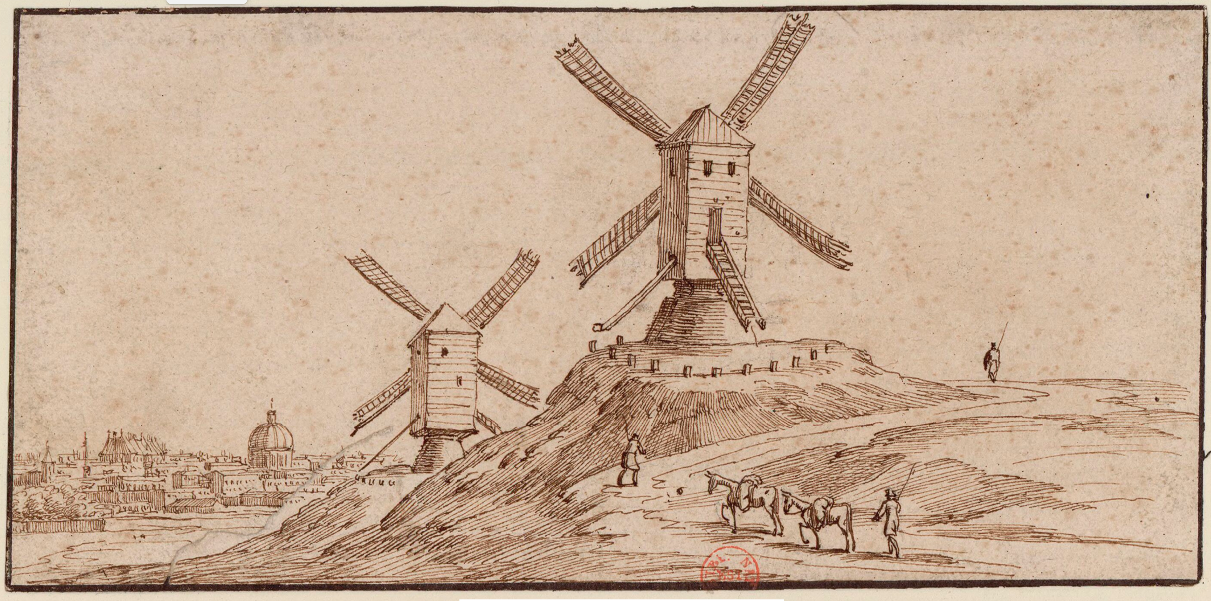 Israël Silvestre : Moulins de l