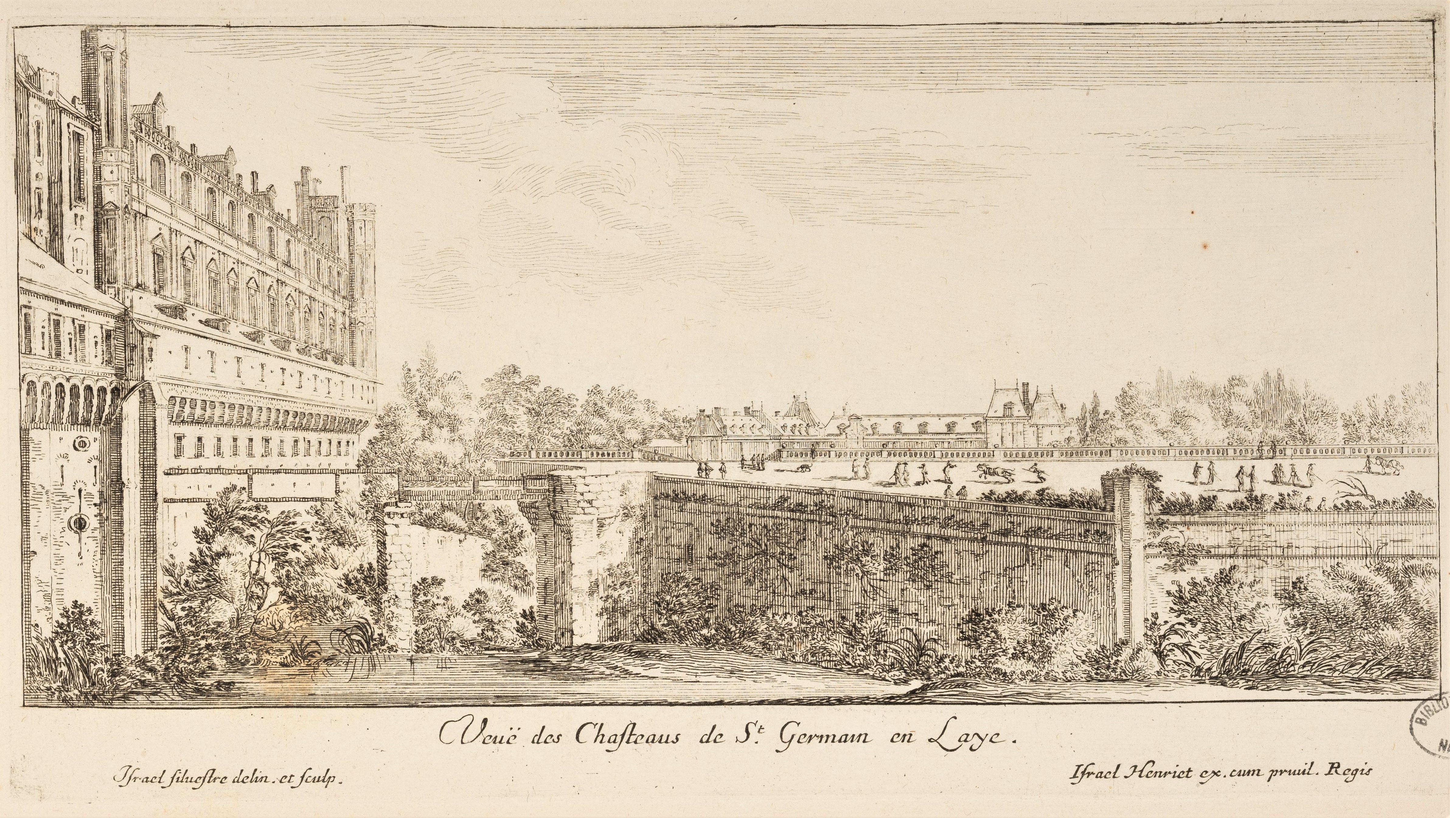 Israël Silvestre : Veuë des Chasteaus de St. Germain en Laye.