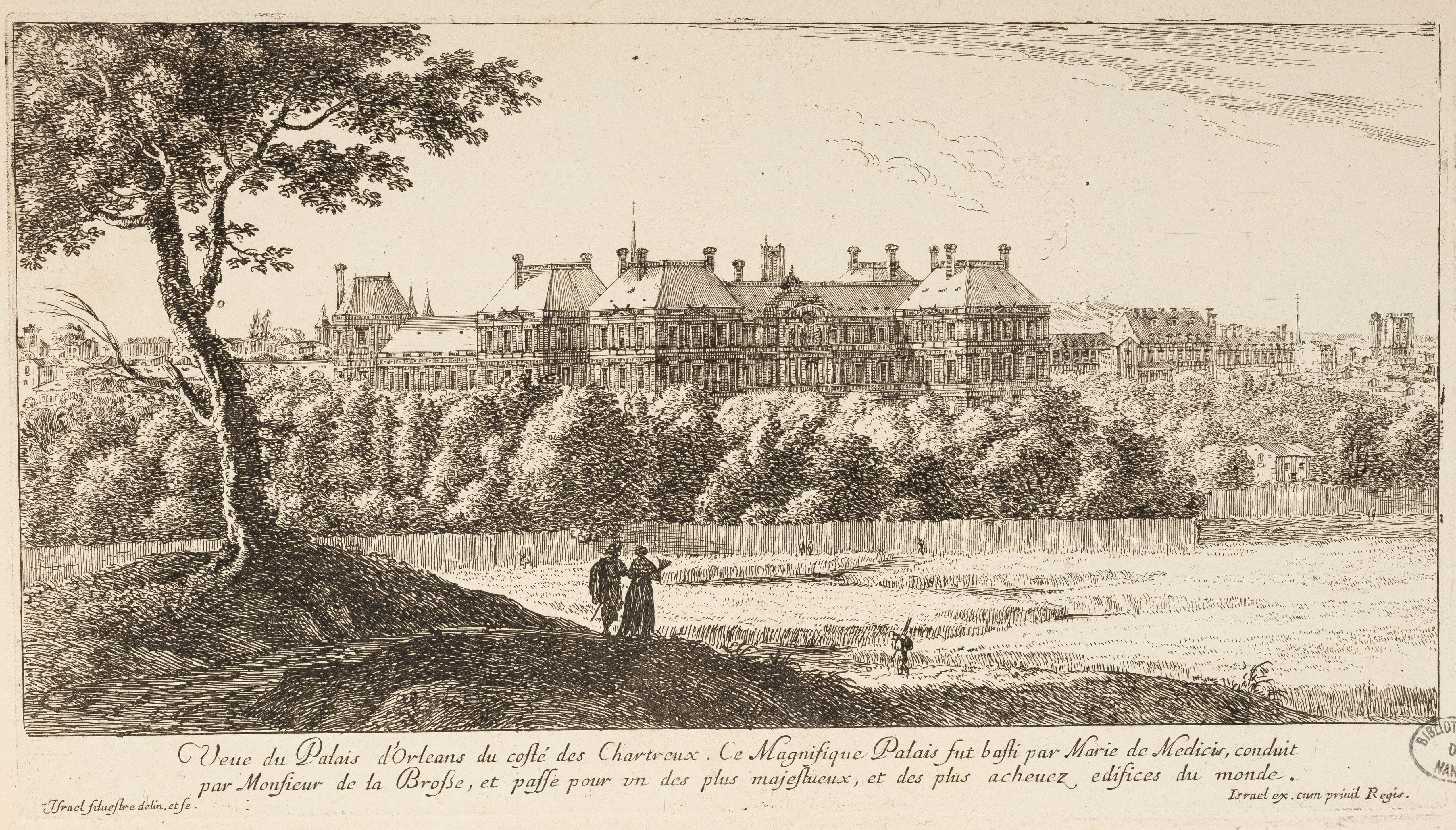 Israël Silvestre : Veue du Palais d