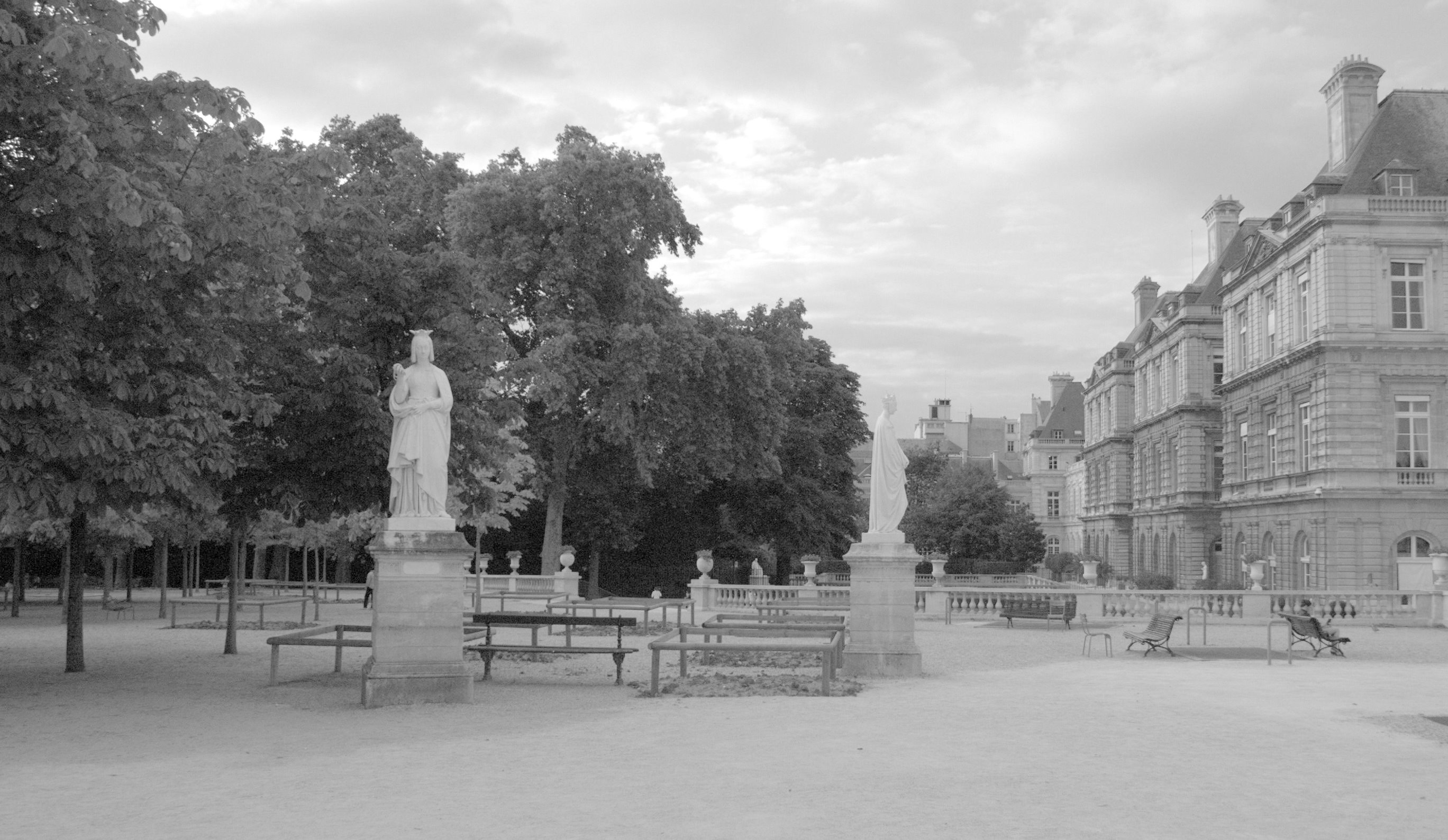 Israël Silvestre : Veüe du Palais de Luxembourg, du costé du Jardin.