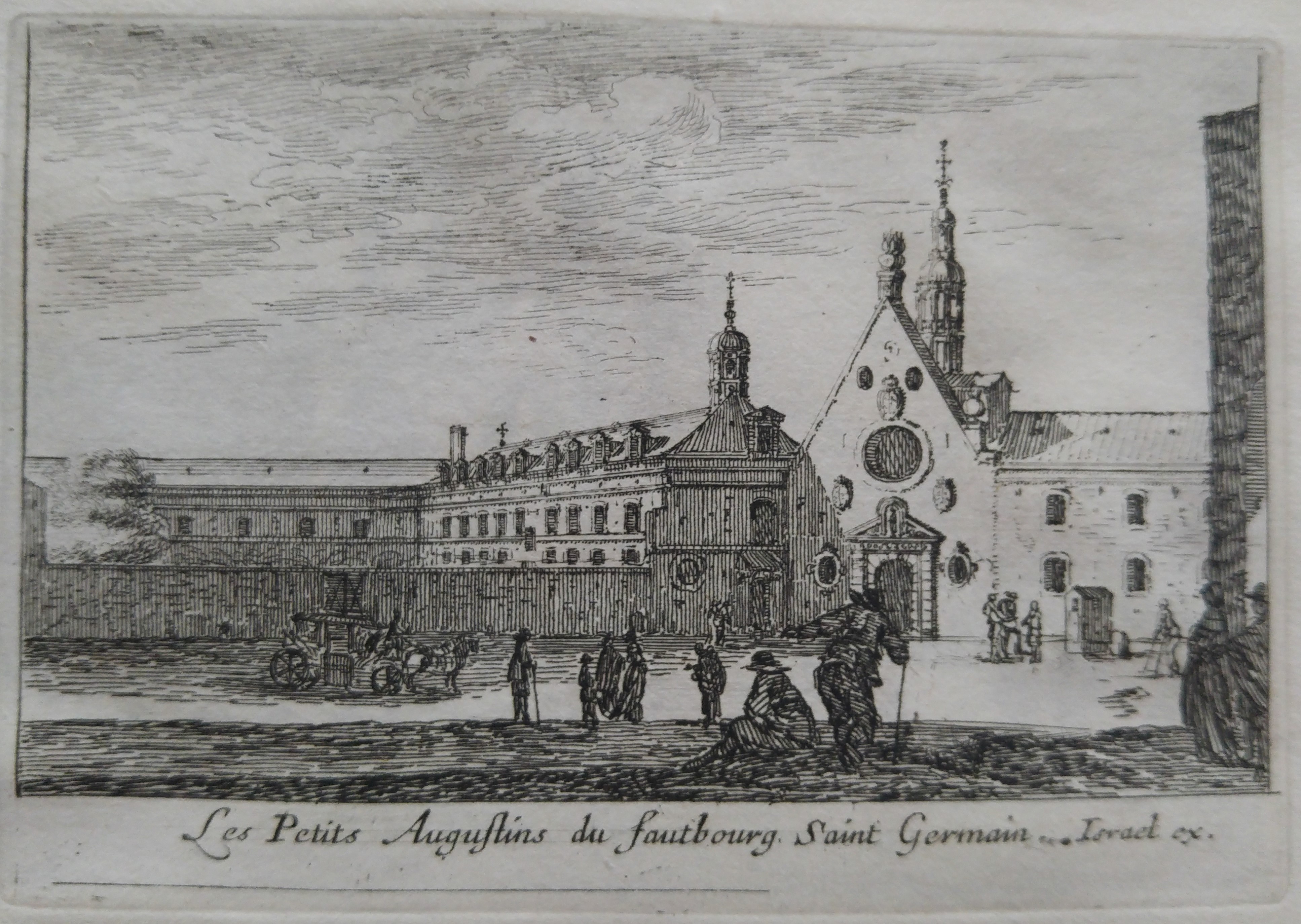 Israël Silvestre : Les Petits Augustins du fautbourg Saint Germain.
