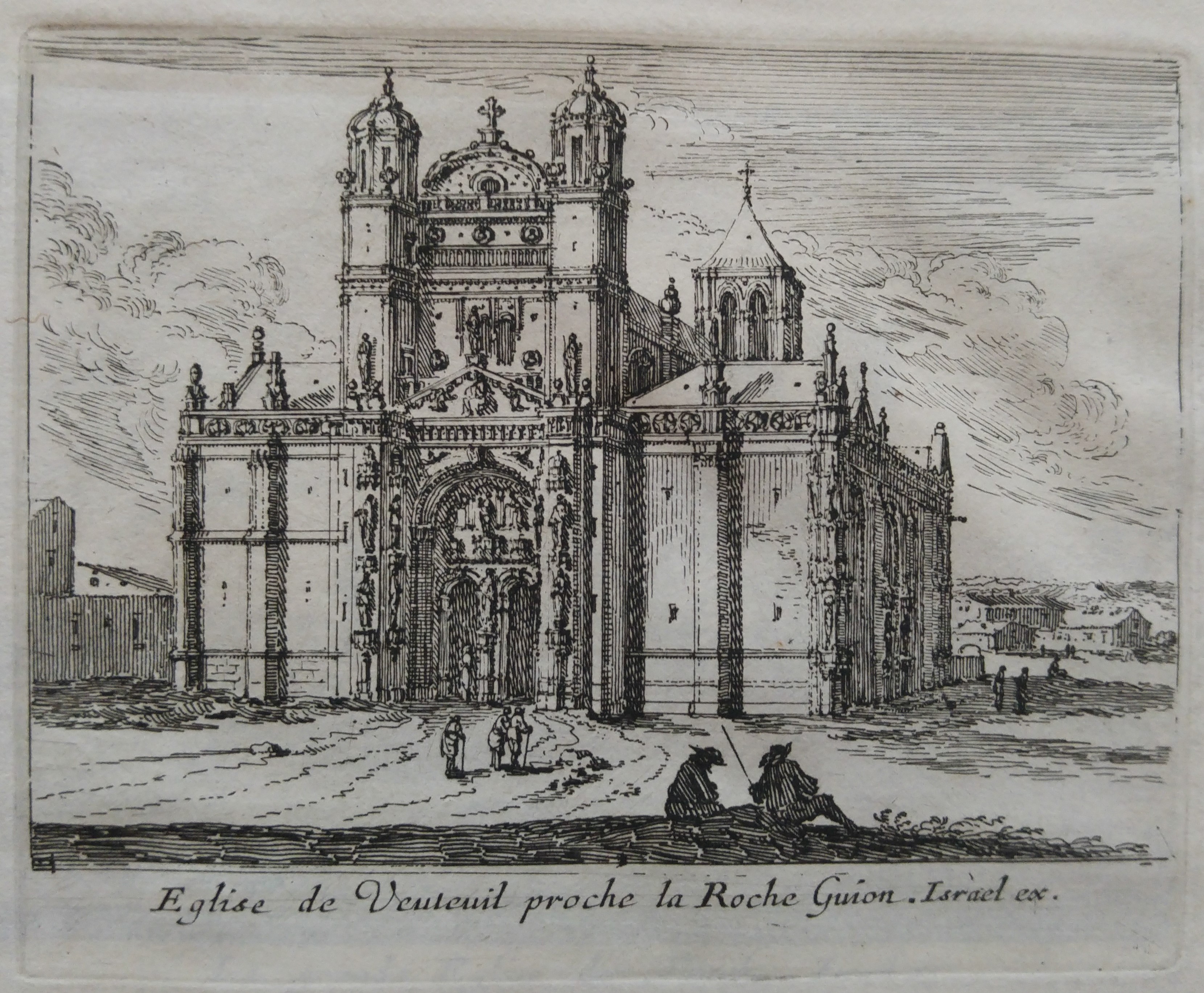 Israël Silvestre : Eglise de Venteuil proche la Roche Guion,