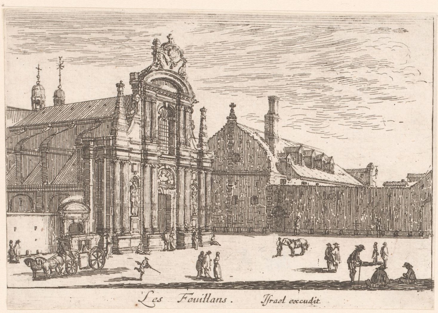 Israël Silvestre : Les Feuillans. (rue St Honoré).