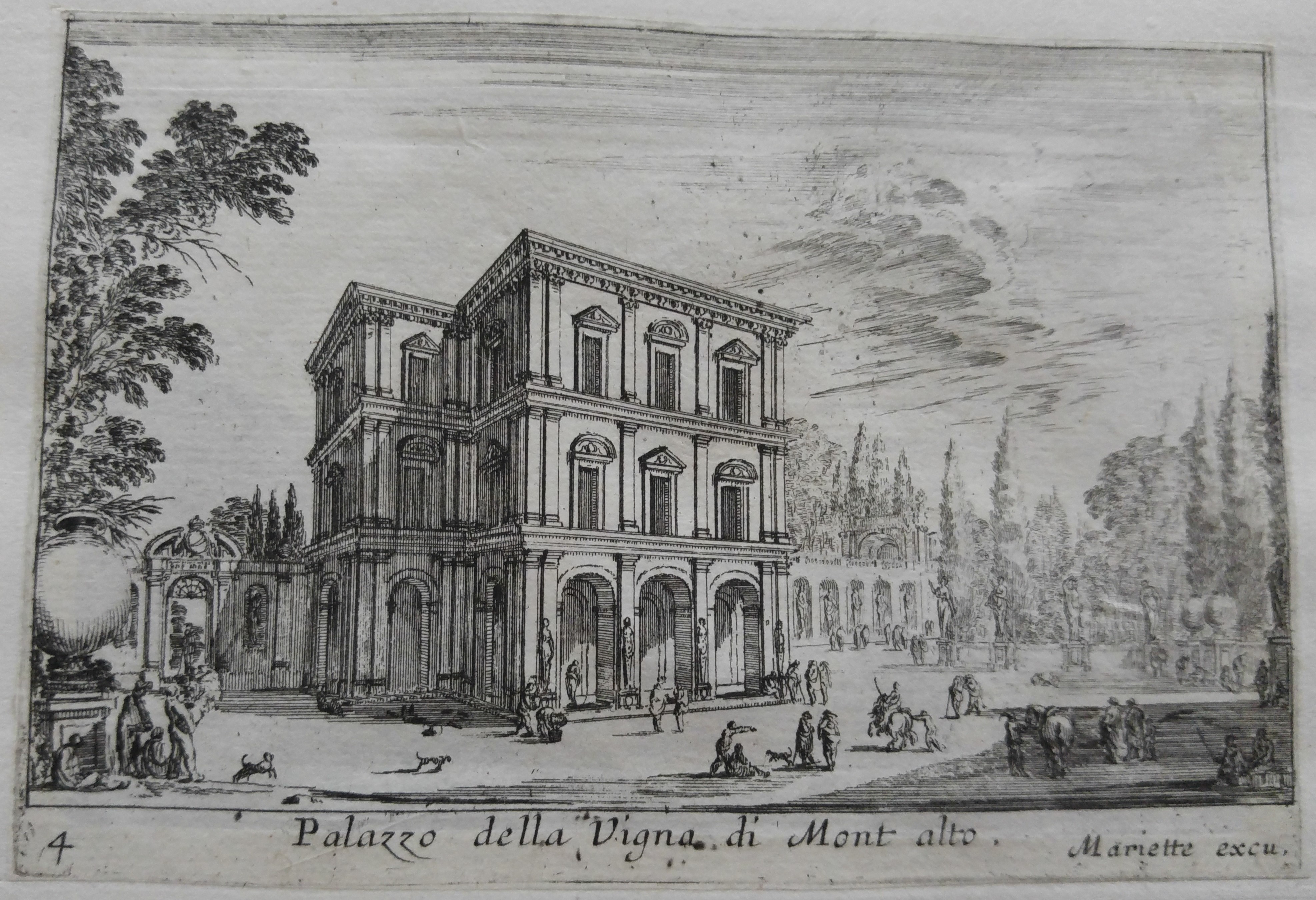 Israël Silvestre : Palazzo della Vigna di Mont alto.