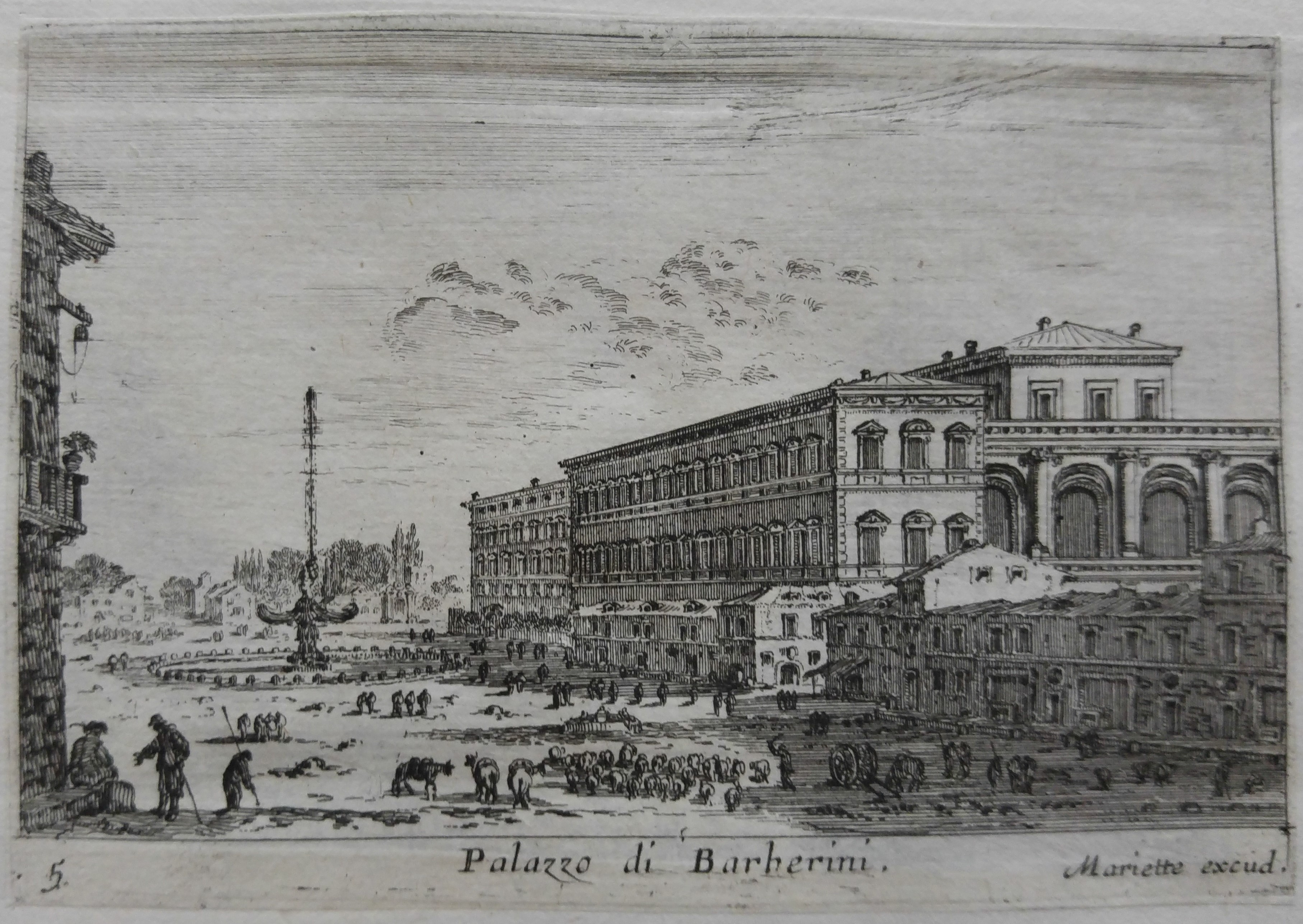 Israël Silvestre : Palazzo di Barberini.