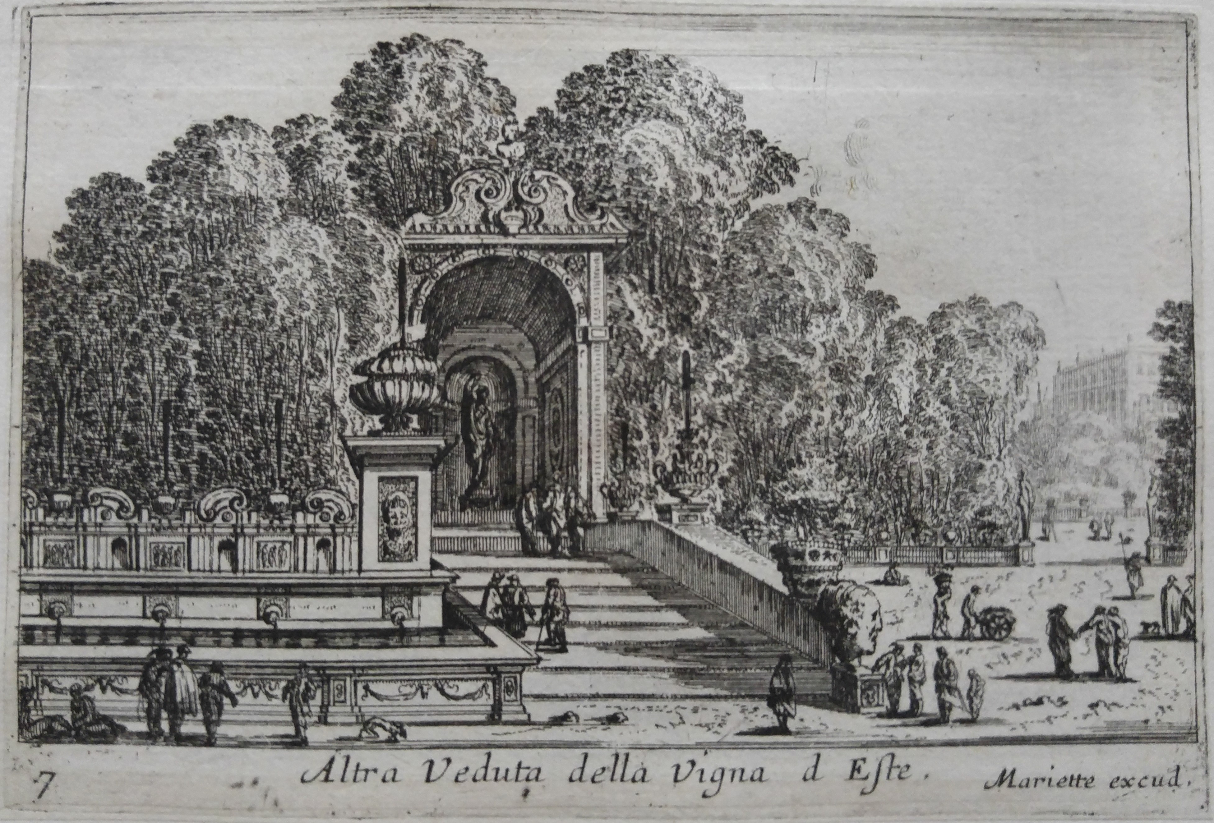Israël Silvestre : Altra Veduta della Vigna d