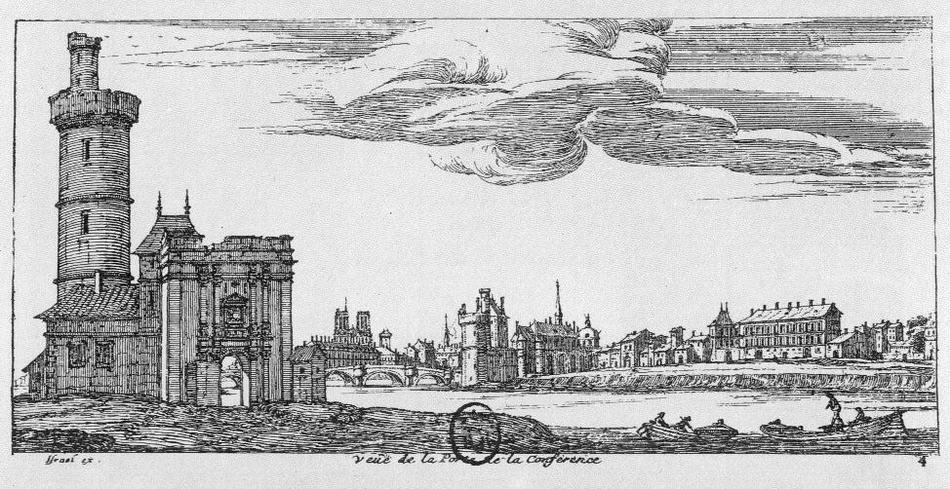 Israël Silvestre : Vue du Pont-neuf et d
