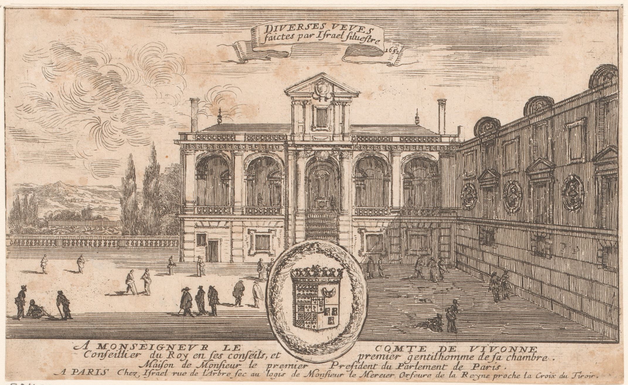 Israël Silvestre : Diverses Veues faictes par Israël Silvestre 1652.