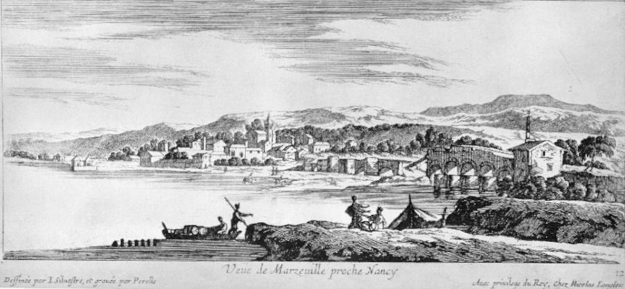 Israël Silvestre : Veüe de Malzeuille (Aujourd