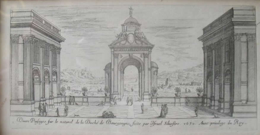 Israël Silvestre : Diuers Paisages sur le naturel de la Duché de Bourgongne, faits par Israël Silvestre. 1650.