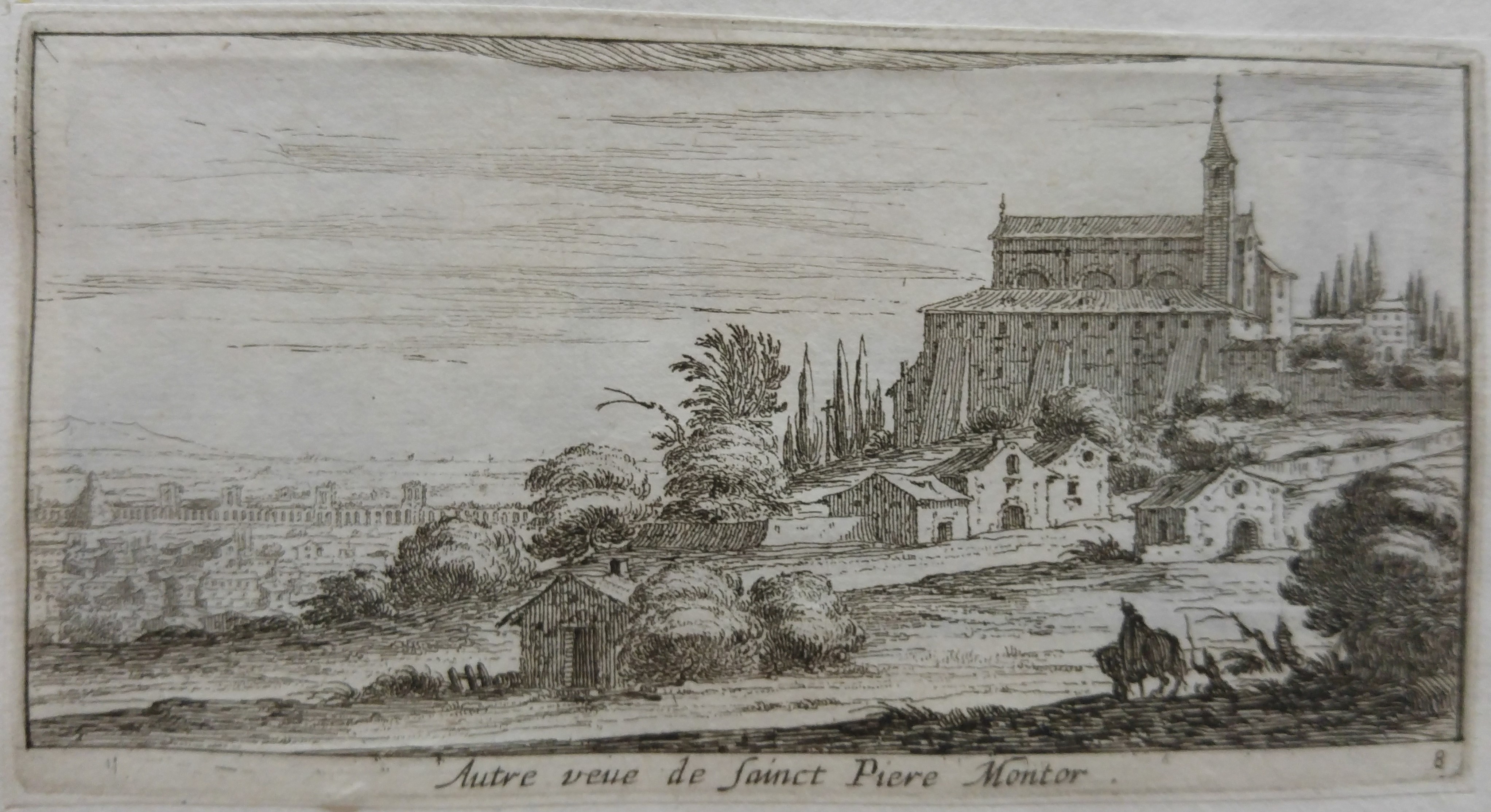 Israël Silvestre : Autre veue de sainct Piere Montor.