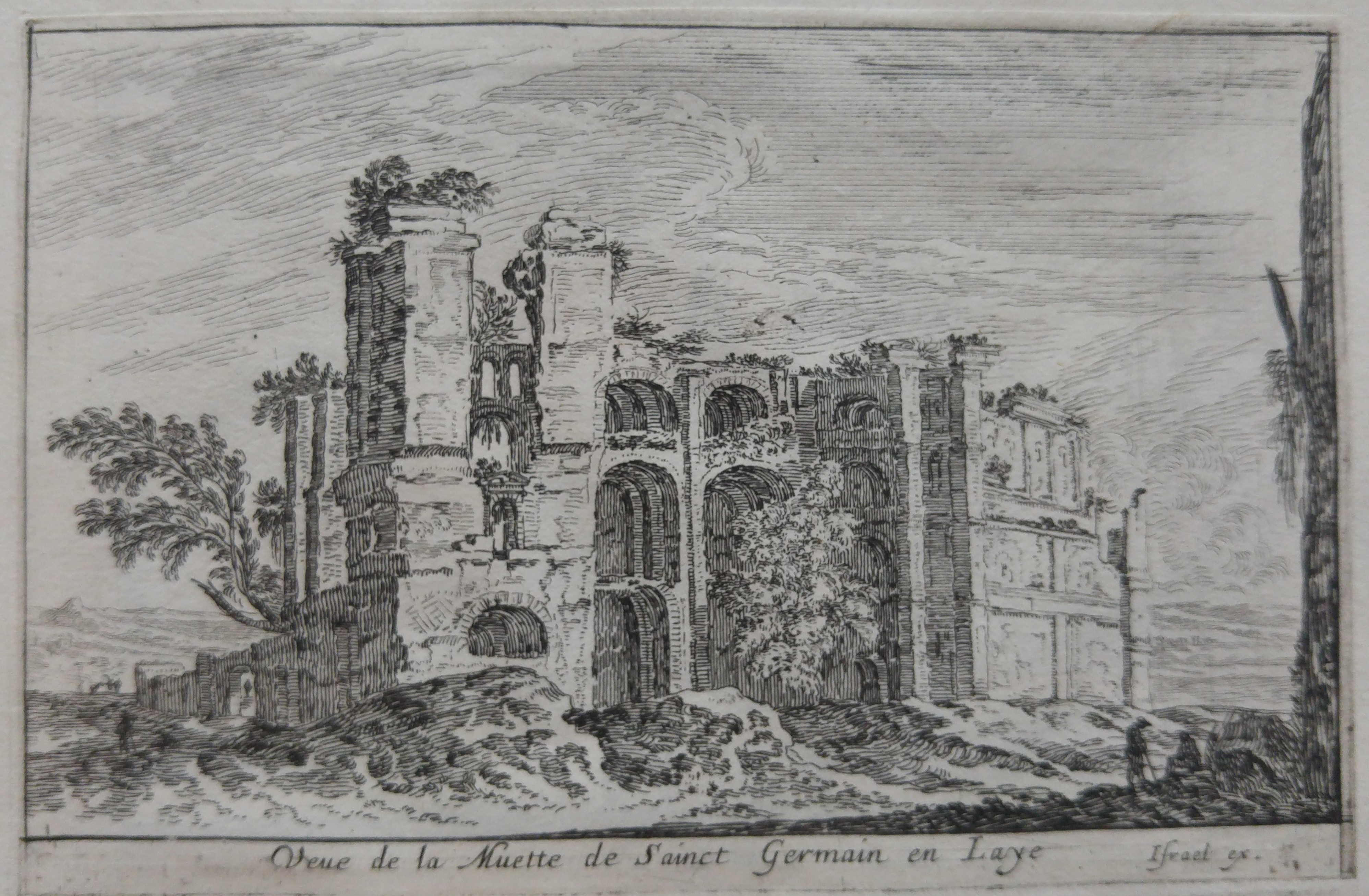 Israël Silvestre : Veue de la Muette de Sainct Germain en Laye