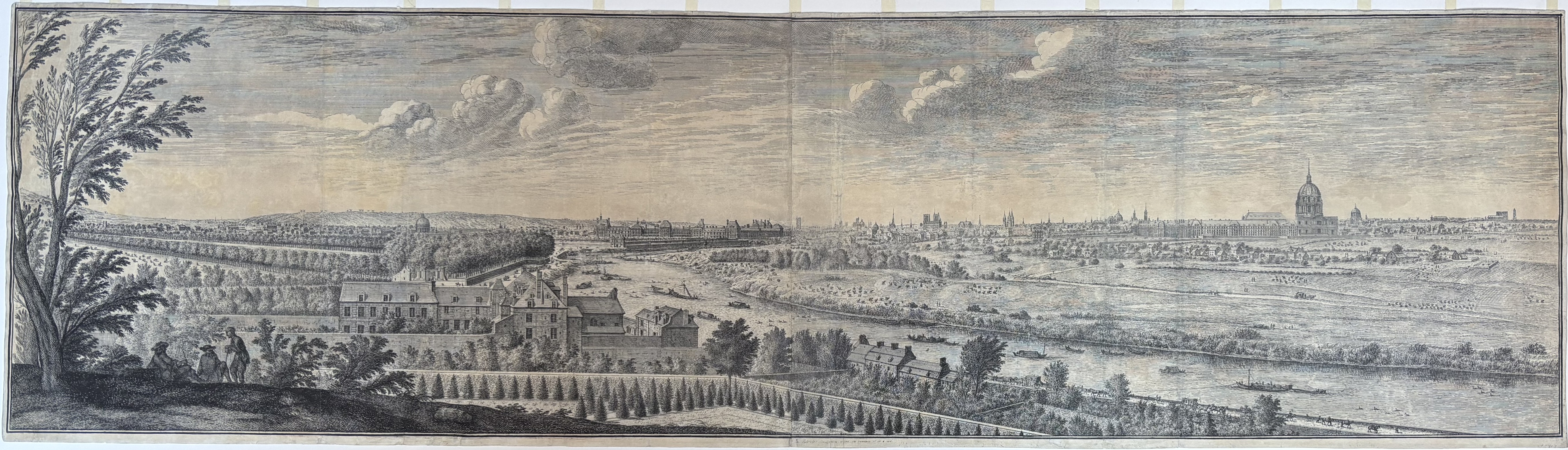 Israël Silvestre : Vue Générale de Paris (avant la lettre)