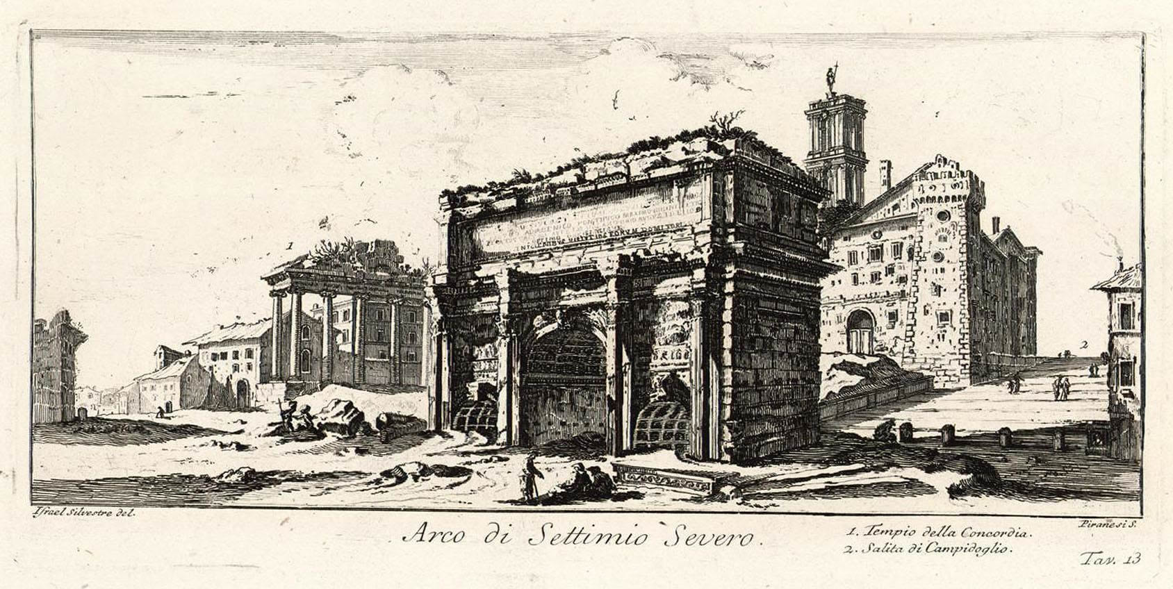 Israël Silvestre : Arco di Settimio Severo