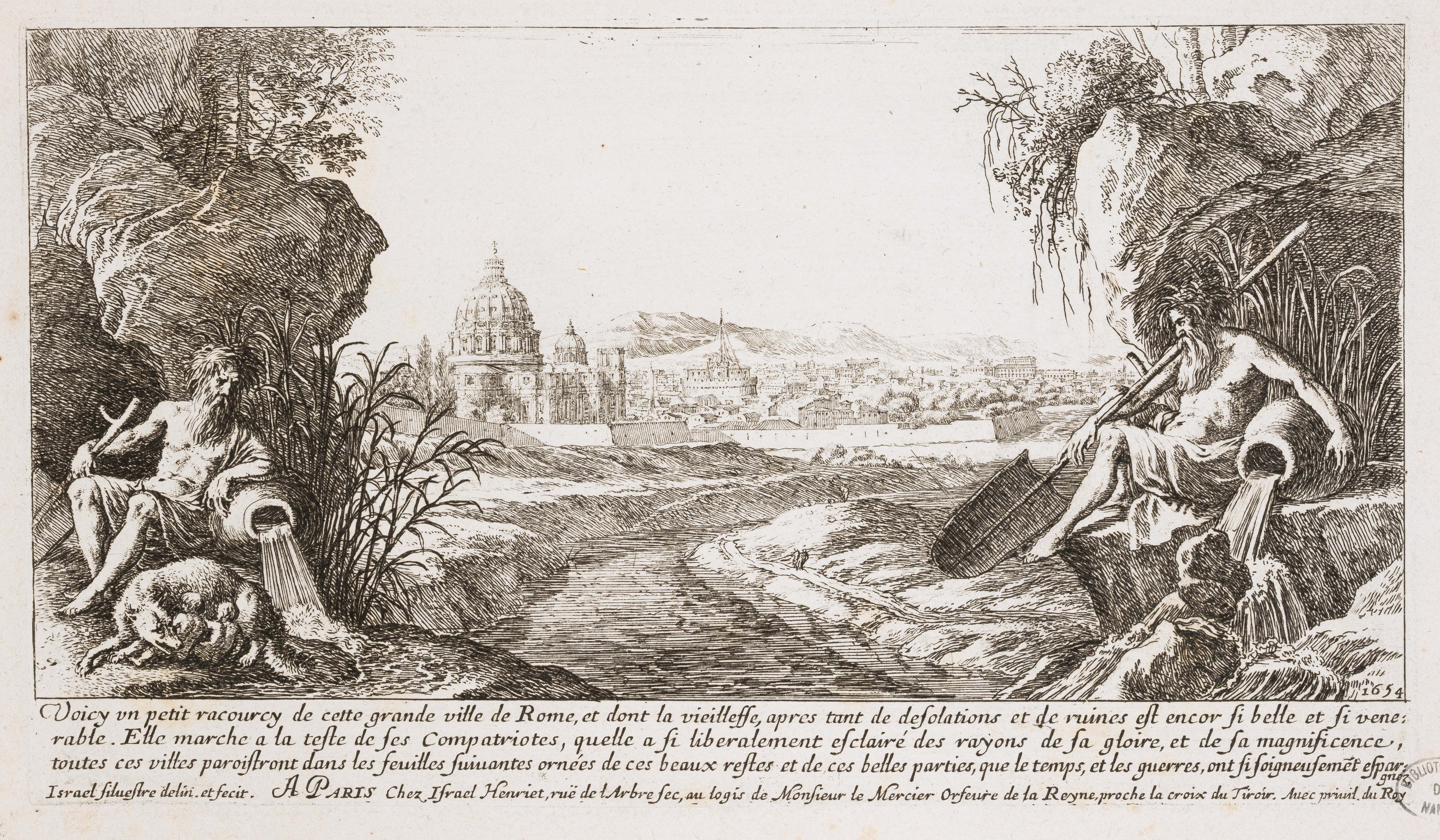 Israël Silvestre : Voicy un petit racourcy de cette grande ville de Rome, etc.