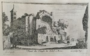 Veuë du Temple du Soleil a Rome.