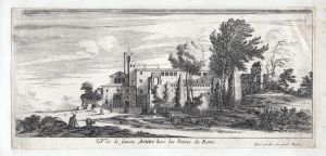 Vuë de saincte Agnès hors les Portes de Rome.