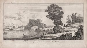 Veuë du pont Lamentane proche de Rome.