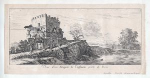 Veue d'une Antiquité de Constantin proche de Rome.
