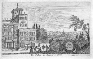 Le Palais de Medicis a Rome.