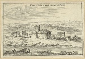 13.3 Veüe d'Ostie à quatre lieues de Rome (En haut.)H : 103 L : 157
 Faucheux : 13.3  Baré : N° 786Crédit : Musée du Louvre