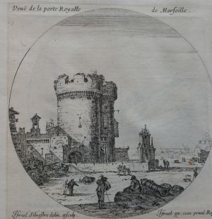 Veuë de la porte Royalle de Marseille.