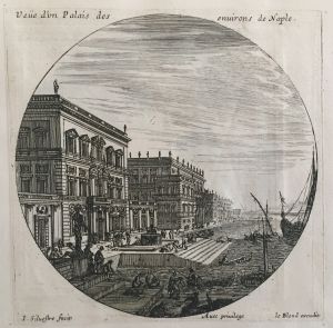 15.2 Veüe d'un Palais des environs de Naple.Silvestre fecit. Avec priuilege Le Blond excuditH : 137 L : 137
 Faucheux : 15.2  Baré : N° 756