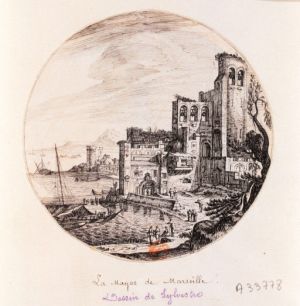 16.3 La Mayor de Marseille.I. Silvestre in. sculp. Avec priuil du Roy.H : 117 L : 117
 Dessin pour la gravure Faucheux : 16.3  Baré : N° 580Crédit : http://gallica.bnf.fr