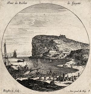 Veuë du Rocher de Gayette.