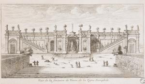 Veüe de la fontaine de Venus, de la Vigne Pamphile.