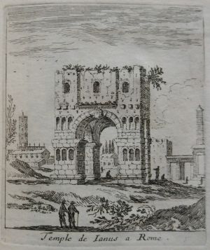 Temple de Ianus a Rome (Ruines du Temple de Janus.)