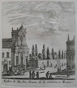 Eglise de Nostre Dame de la victoire a Rome.