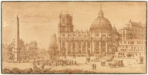 2.1 S. Pietro.H : 118 L : 238
 Dessin pour la gravure Faucheux : 2.1  Baré : N° 807Crédit : OpenEdition