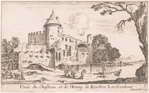 178.2 renvoi vers 20.5 Veüe du Chasteau et de l'Etang de Bourbon Larchambaut.
 Faucheux : 178.2  Baré : N° 433