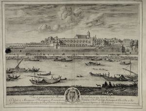 201.1 Veüe et perspective de la Maison de Conflans, a une lieüe de Paris.H : 386 L : 504
 Faucheux : 201.1  Baré : N° 225