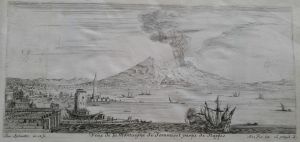 Veüe de la Montaigne de Sommes et partie de Naples