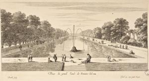 Veue du grand Canal de Fontaine-bel-eau.