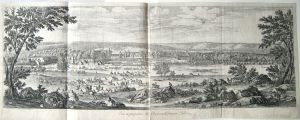 216.22 Veüe et perspective du Chasteau de Fontaine-Belleau.Israël Silvestre f. et ex. rue du Mail proche la rue Monmartre. Cum Priuil Regis.H : 374 L : 982 - en deux feuilles réunies.
 Faucheux : 216.22  Baré : N° 253