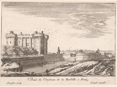 82.1 renvoi vers 23.4 Veuë du Chasteau de la Bastille a Paris.
 Faucheux : 82.1  Baré : N° 10