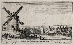 135.1 renvoi vers 23.6 Veuë des Porcherons proche Paris.
 Faucheux : 135.1  Baré : N° 45