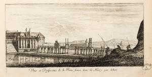 Veüe et Perspective de la Porte sainct lean de Nancy par dehors.