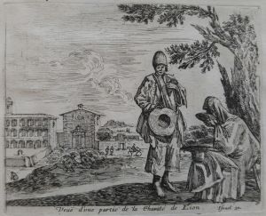 234.19 Veuë d'une partie de la Charité de Lion.Israël ex.H : 95 L : 120
 Faucheux : 234.19  Baré : N° 542