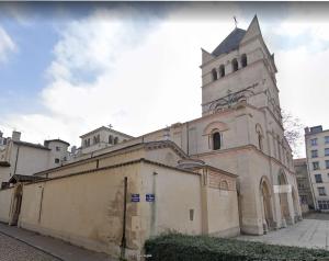234.9 L'abbaye d'Ainay
 Vue actuelle du site de la gravure : 234.9