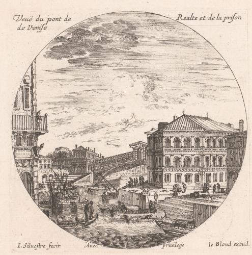 Veuë du pont de Realte et de la prison de Venise