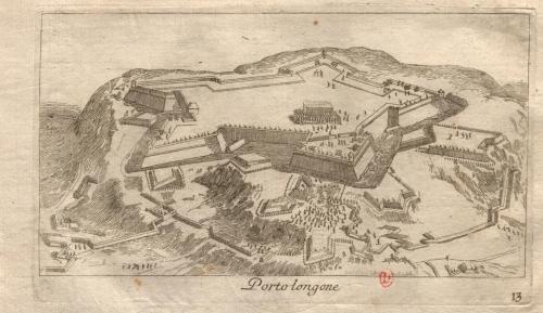 26.11 Portolongone (dans l'Ile d'Elbe.)H : 96 L : 163
 Faucheux : 26.11  Baré : N° 763