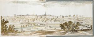26.4 Vue de Marville
 Dessin pour la gravure Faucheux : 26.4Crédit : © Musée du Louvre INV33067